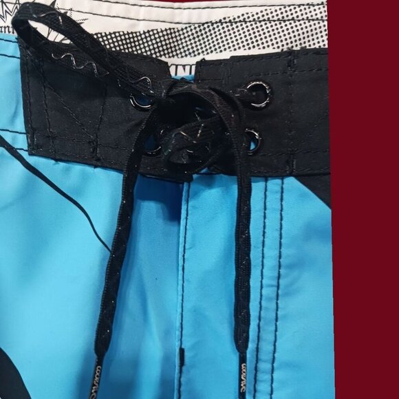 Rip Curl Mens Fanning Eagle Pro Boardshort Blue & Black Size 34 - Picture 10 of 13